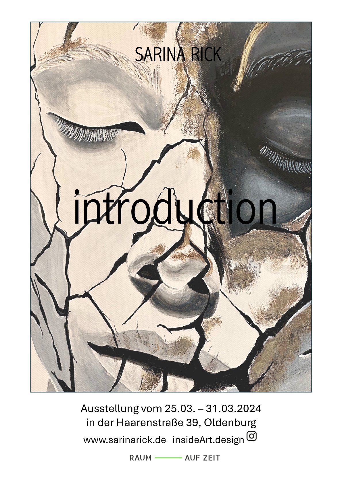Flyer zur Ausstellung "introduction" Sarina Rick