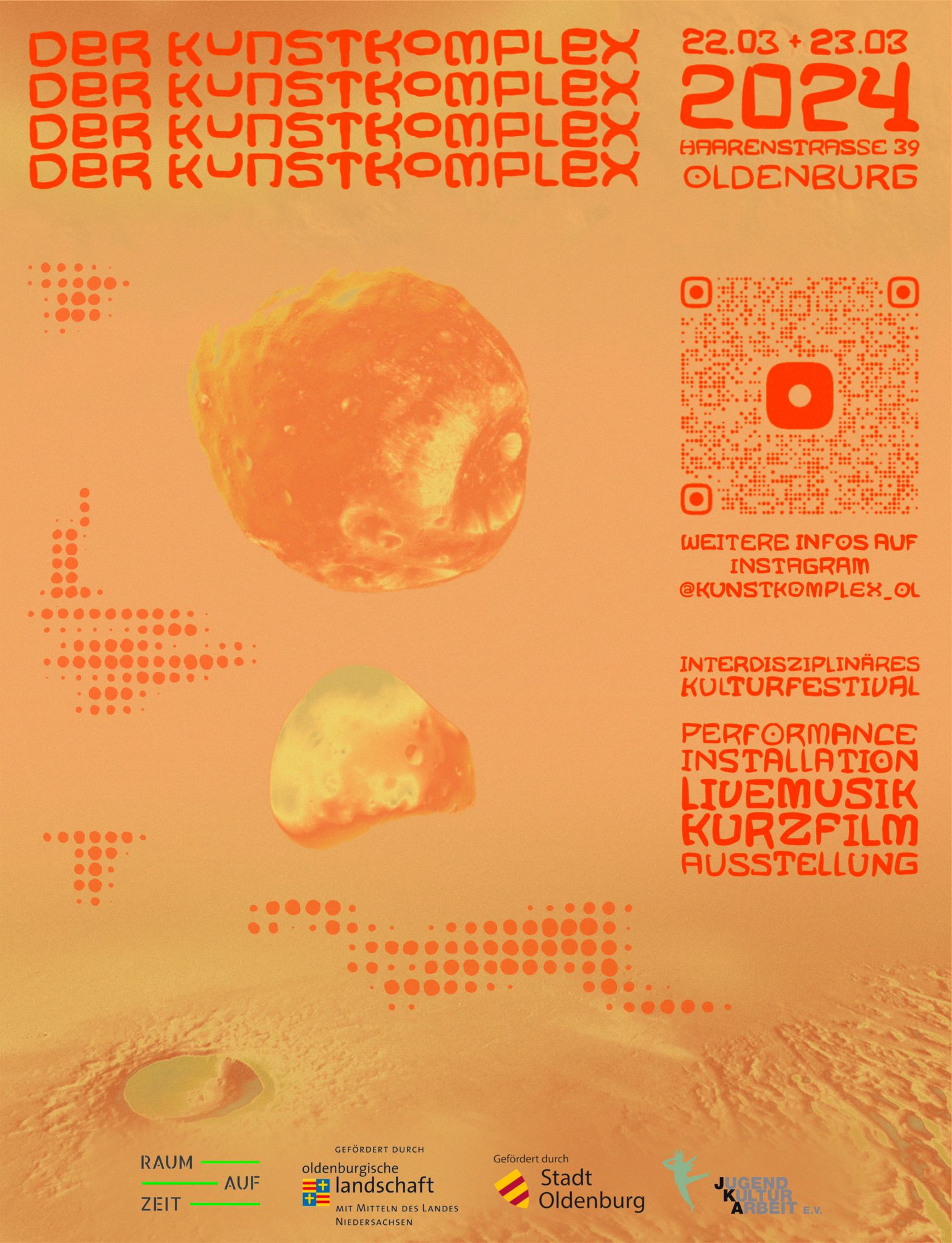 Plakat "Der Kunstkomplex 2024"