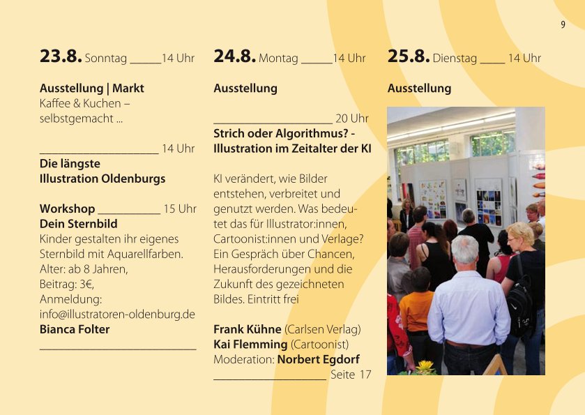 Programm 23.-25.8.26 8. Festival Illustration