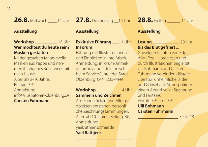 Programm 26.-28.8.26 8. Festival Illustration